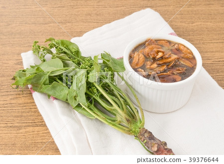 Close Up of Boil Neem with Sweet Sauce 39376644