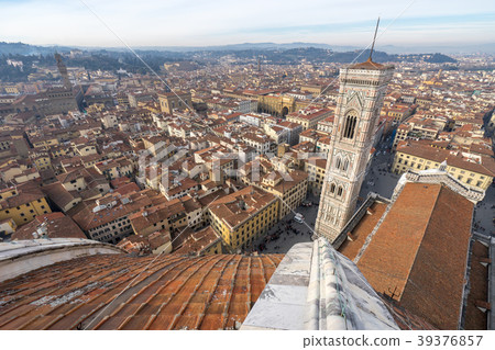 Cityscape of Florence seen from Cupola of Santa Maria del Fiore Cathedral Cityscape of Florence seen from Cupola of Santa Maria del Fiore Cathedral 39376857