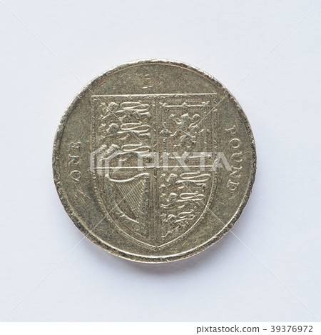 UK 1 Pound coin UK 1 Pound coin 39376972