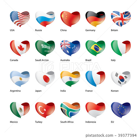 vector set of flags of the G20 vector set of flags of the G20 39377394