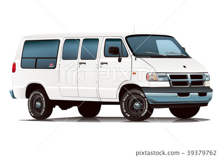American car van white 2 39379762