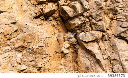 Stone cliffs in the mountains as a background 39383573