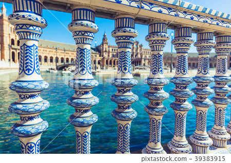 Plaza de Espana Balustrade Detail, Sevilla, Spain 39383915