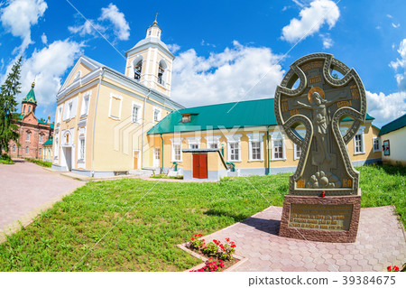 Russian orthodox church. Worship cross Russian orthodox church. Worship cross 39384675