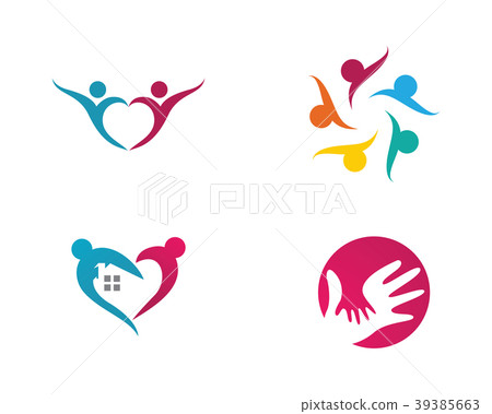 Community care Logo template 39385663