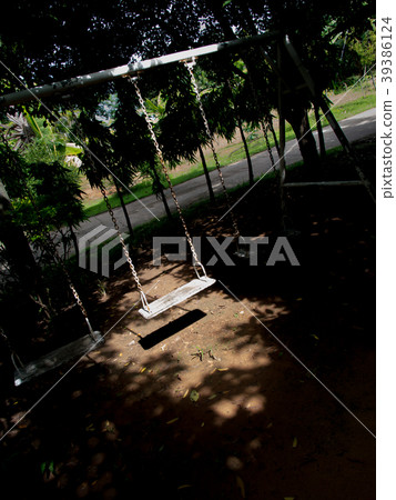 Swing Chairs Abandoned 39386124