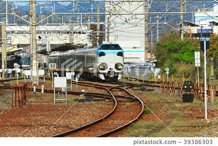 Panda Kuroshio No. JR 287 Panda face Express Train Kuroshio 12 Panda Kuroshio No. JR 287 Panda face Express Train Kuroshio 12 39386303