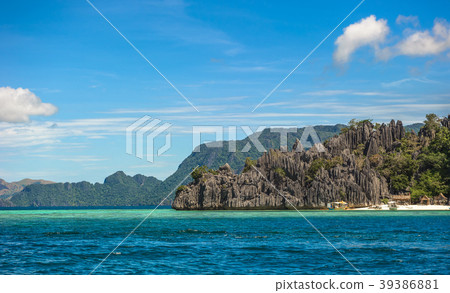 Scenic tropical island landscape, Philippines 39386881