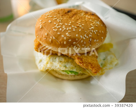 Cheese chicken burger Cheese chicken burger 39387420