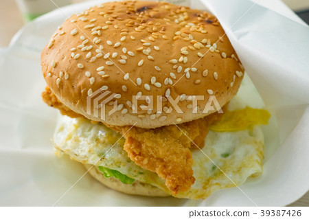Cheese chicken burger Cheese chicken burger 39387426