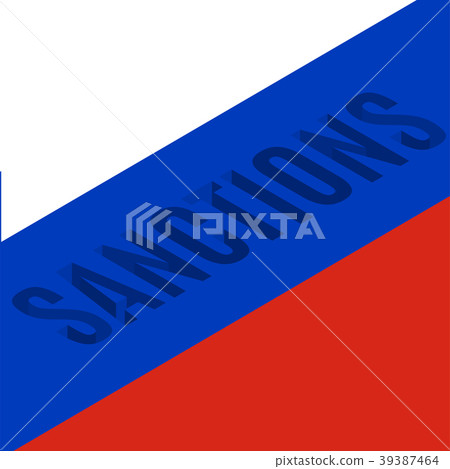 Background with text sanction, vector illustration 39387464