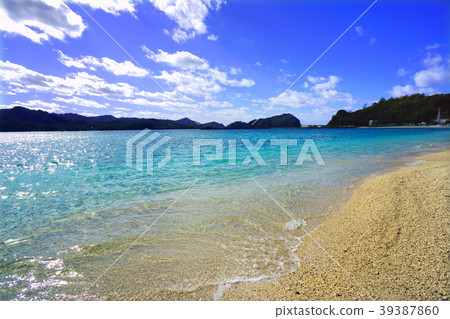 Ogasawara sandy beach 39387860