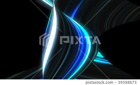 Many twisting glow lines, abstract computer Many twisting glow lines, abstract computer 39388673