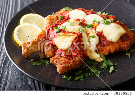 veal, cutlet, napolitana 39389596