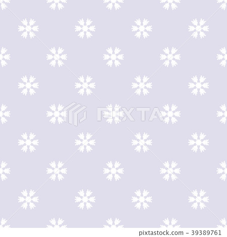 Seamless pattern with snowflakes gray white 39389761