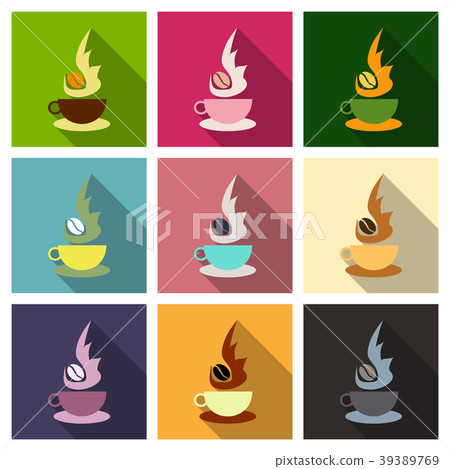 Authentic Italian espresso vintage . Coffee poster 39389769