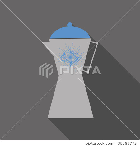 French press coffee maker vector flat material 39389772