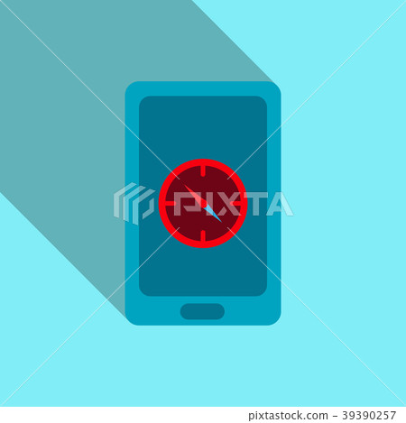 Abstract style modern and vintage mobile gadgets 39390257