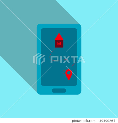 Abstract style modern and vintage mobile gadgets Abstract style modern and vintage mobile gadgets 39390261