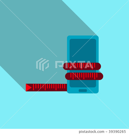 Abstract style modern and vintage mobile gadgets Abstract style modern and vintage mobile gadgets 39390265