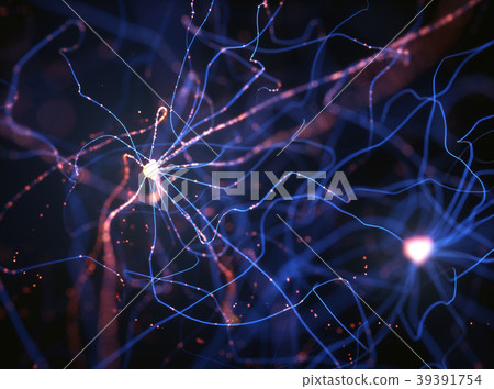 Neurons Electrical Pulses 39391754