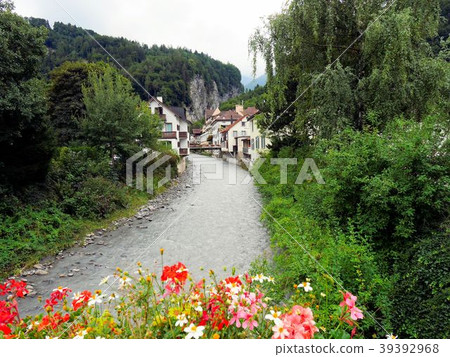 瑞士著名的溫泉度假村Bad Ragaz和Tamina河（Bad Ragaz） 39392968