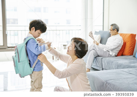 育兒,祖父,祖母,孫子,韓國人 育兒,祖父,祖母,孫子,韓國人 39393839
