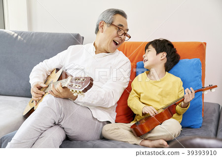 育兒,祖父,孫子,韓國人 育兒,祖父,孫子,韓國人 39393910
