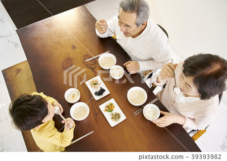 Parenting, Grandfather, Grandmother, Grandson, Korean 39393982