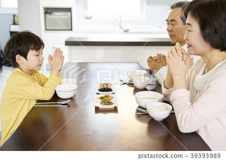 Parenting, Grandfather, Grandmother, Grandson, Korean Parenting, Grandfather, Grandmother, Grandson, Korean 39393989