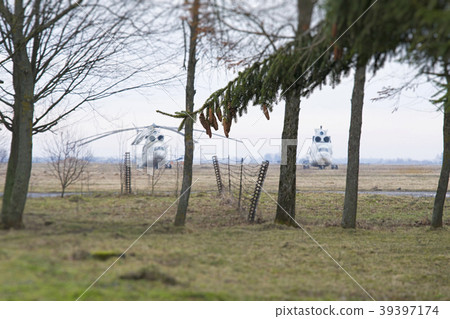 base of helicopters 39397174