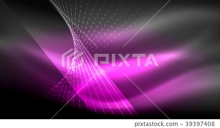 Smooth light effect, straight lines on glowing Smooth light effect, straight lines on glowing 39397408