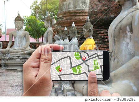 GPS Map to Route Destination network connection GPS Map to Route Destination network connection 39399285