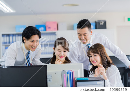 Business, office, team, personal computer Business, office, team, personal computer 39399859