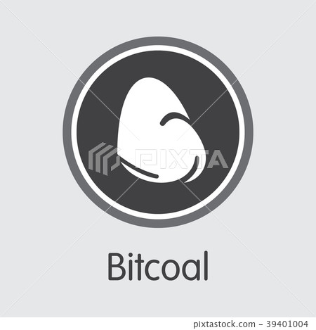 Bitcoal - Virtual Currency Coin Illustration. Bitcoal - Virtual Currency Coin Illustration. 39401004