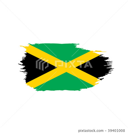 Jamaica flag, vector illustration Jamaica flag, vector illustration 39401008
