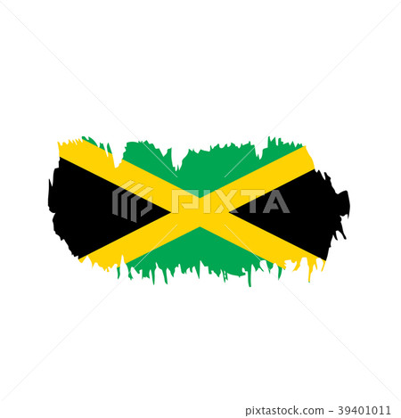 Jamaica flag, vector illustration Jamaica flag, vector illustration 39401011