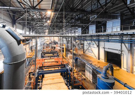 Manufacturing factory, modern high-tech production 39401012