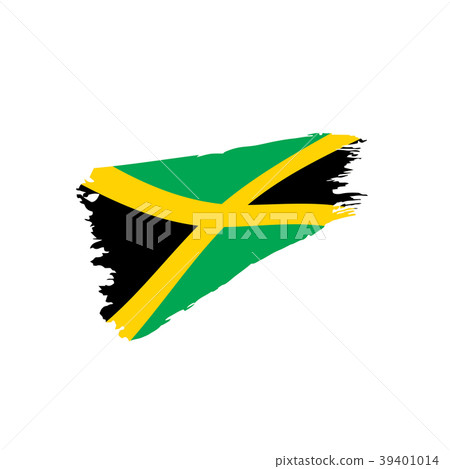 Jamaica flag, vector illustration Jamaica flag, vector illustration 39401014