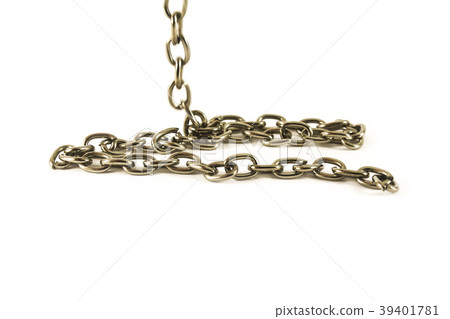 Falling metal chain 39401781