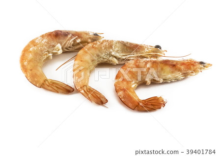 Freshly frozen boiled shrimps Freshly frozen boiled shrimps 39401784