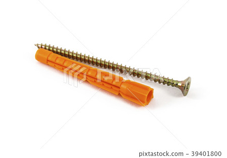 Plastic dowel and self-tapping screw Plastic dowel and self-tapping screw 39401800