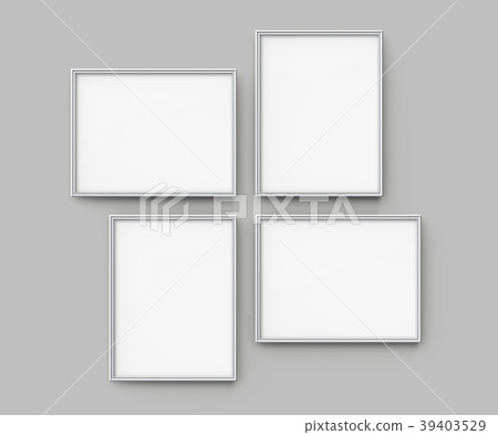 Grey picture frame - Stock Illustration [39403529] - PIXTA