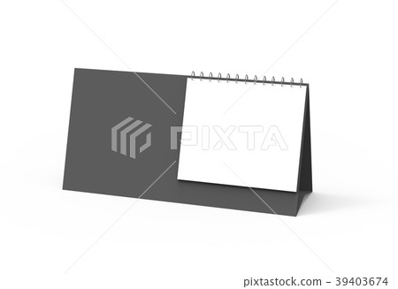 Blank desk calendar 39403674