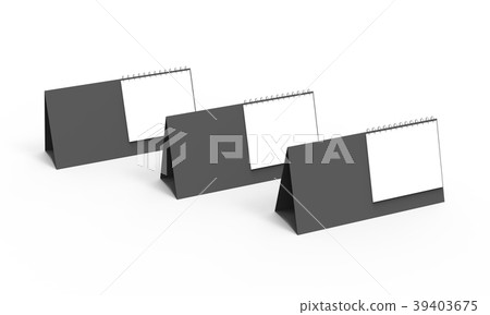 Blank desk calendar 39403675