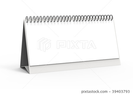 Blank desk calendar 39403793