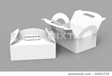 Takeaway carton box 39403794