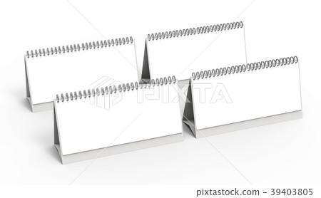 Blank desk calendar 39403805