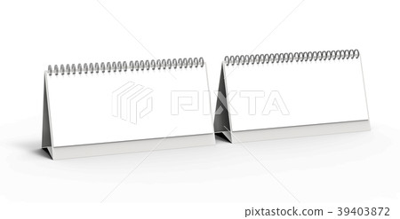 Blank desk calendar 39403872