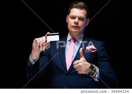 Portrait of confident handsome elegant businessman Portrait of confident handsome elegant businessman 39404254